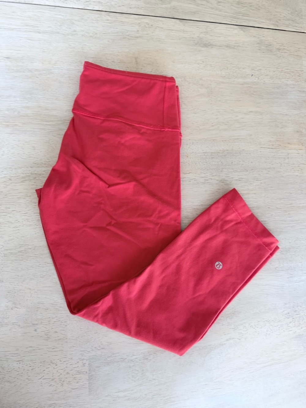 lululemon athletica Coral-Red High-Rise Leggings
